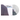 Half White Half Grey Transparent Vinyl