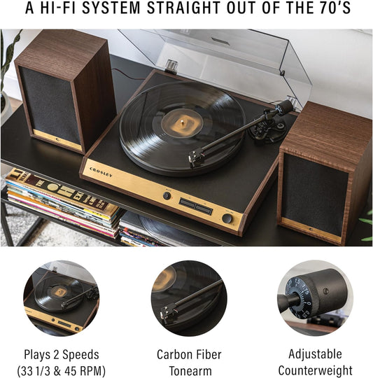 Crosley C72 - Turntable with Speakers (COLLECTION/LOCAL DELIVERY ONLY - NO SHIPPING)