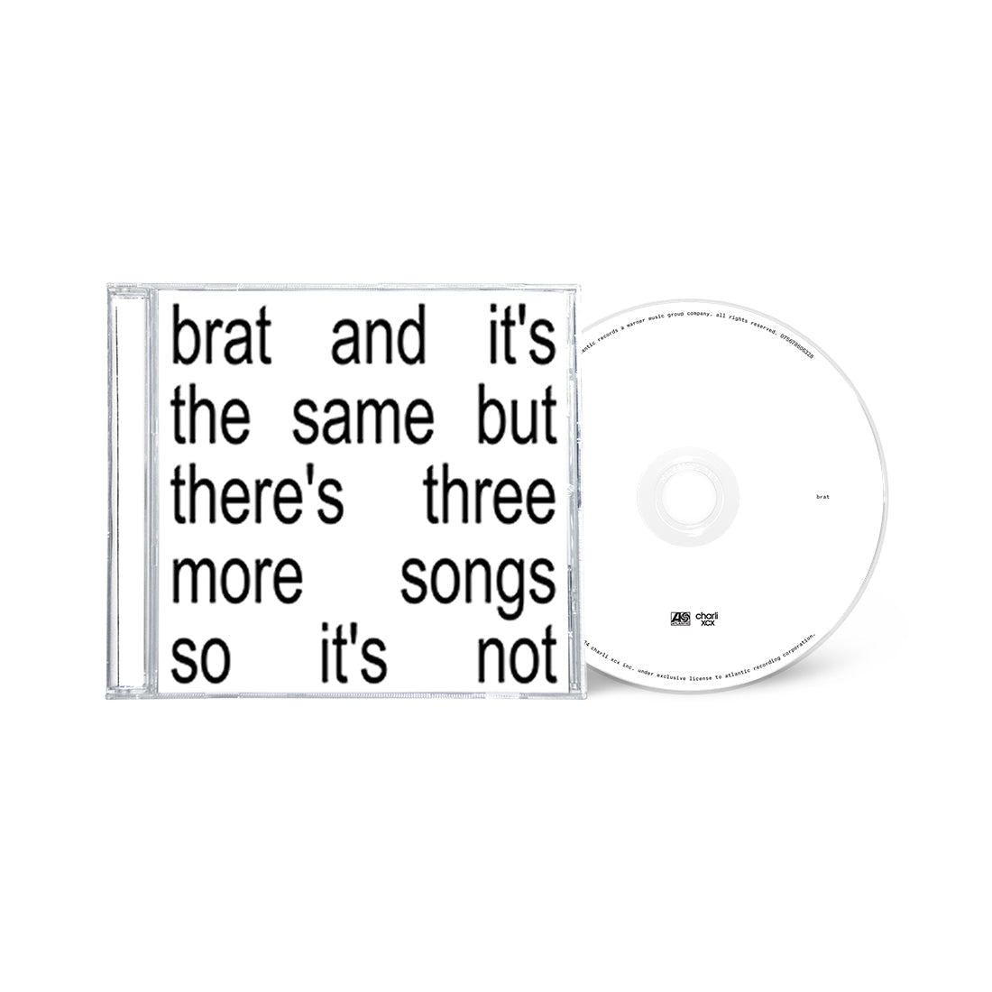 Charli XCX - brat and it's the same but there's three more songs so it's not