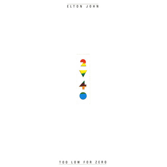 Elton John - Too Low For Zero