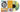Clear Blue w/ Red & Yellow LP