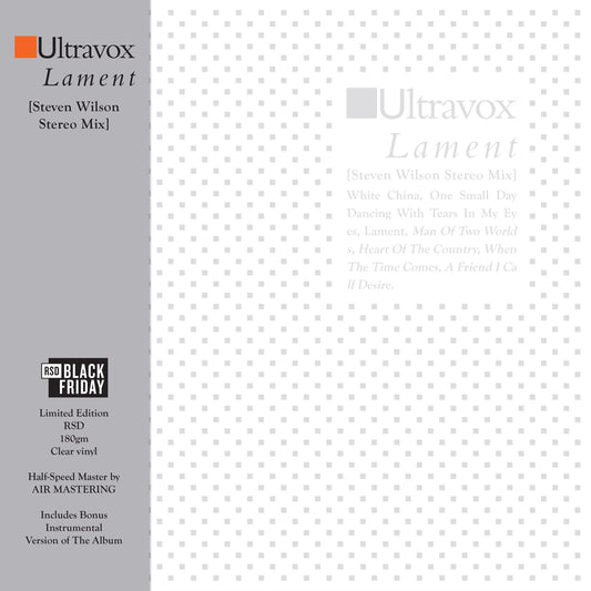 Ultravox - Lament (Steven Wilson Stereo Mix) (RSDBF24)