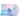 Iridescent White and Blue LP