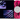 Indies Magenta & Black Splatter 12"